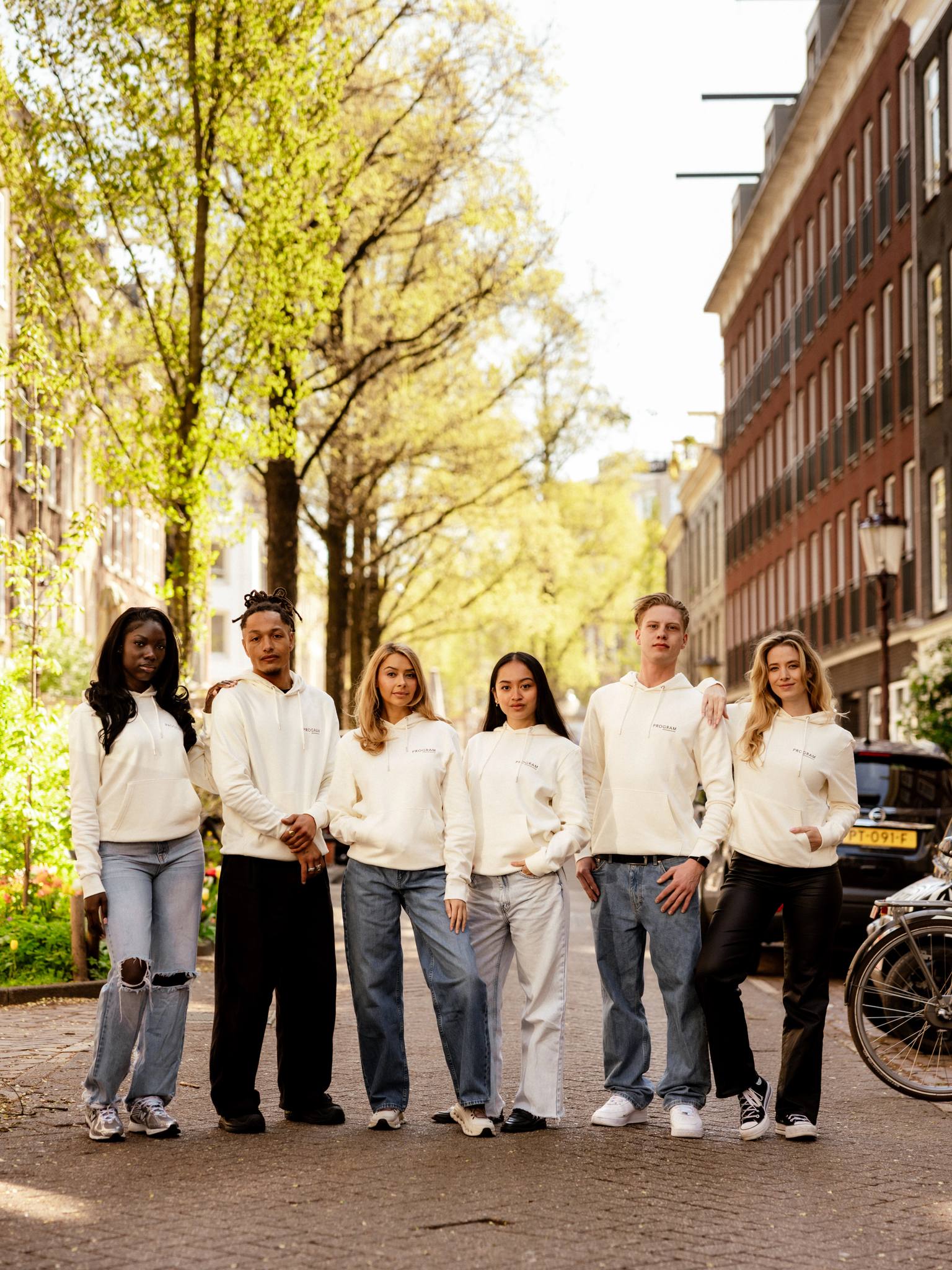 PROGRAM Amsterdam team wearing hoodies